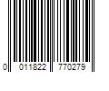 Barcode Image for UPC code 0011822770279