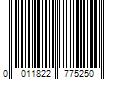 Barcode Image for UPC code 0011822775250