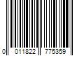 Barcode Image for UPC code 0011822775359