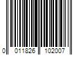 Barcode Image for UPC code 0011826102007