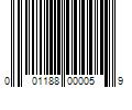 Barcode Image for UPC code 001188000059