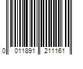 Barcode Image for UPC code 0011891211161