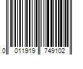 Barcode Image for UPC code 0011919749102