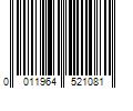 Barcode Image for UPC code 0011964521081