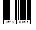 Barcode Image for UPC code 0012000000171