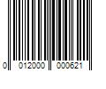 Barcode Image for UPC code 0012000000621