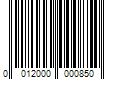 Barcode Image for UPC code 0012000000850