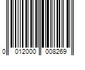 Barcode Image for UPC code 0012000008269