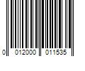 Barcode Image for UPC code 0012000011535