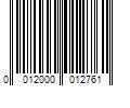 Barcode Image for UPC code 0012000012761