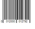 Barcode Image for UPC code 0012000012792