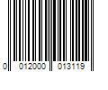 Barcode Image for UPC code 0012000013119