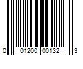 Barcode Image for UPC code 001200001323