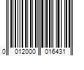 Barcode Image for UPC code 0012000016431