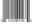 Barcode Image for UPC code 001200001682