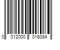 Barcode Image for UPC code 0012000018084