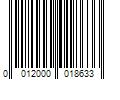 Barcode Image for UPC code 0012000018633. Product Name: 