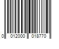 Barcode Image for UPC code 0012000018770