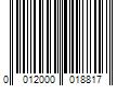 Barcode Image for UPC code 0012000018817