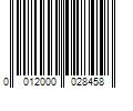 Barcode Image for UPC code 0012000028458