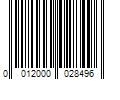 Barcode Image for UPC code 0012000028496