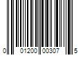 Barcode Image for UPC code 001200003075