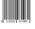 Barcode Image for UPC code 0012000031960