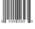 Barcode Image for UPC code 001200003235