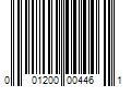 Barcode Image for UPC code 001200004461