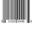 Barcode Image for UPC code 001200004485