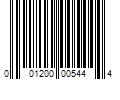 Barcode Image for UPC code 001200005444