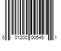 Barcode Image for UPC code 001200005451. Product Name: 