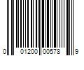 Barcode Image for UPC code 001200005789