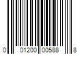 Barcode Image for UPC code 001200005888