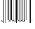 Barcode Image for UPC code 001200006021