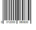 Barcode Image for UPC code 0012000060830