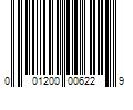 Barcode Image for UPC code 001200006229