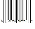 Barcode Image for UPC code 001200006762