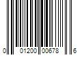 Barcode Image for UPC code 001200006786