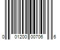 Barcode Image for UPC code 001200007066