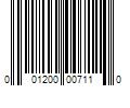 Barcode Image for UPC code 001200007110