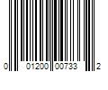 Barcode Image for UPC code 001200007332