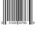 Barcode Image for UPC code 001200007639