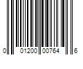 Barcode Image for UPC code 001200007646