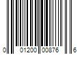 Barcode Image for UPC code 001200008766