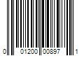 Barcode Image for UPC code 001200008971