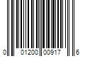 Barcode Image for UPC code 001200009176