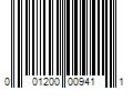 Barcode Image for UPC code 001200009411