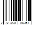 Barcode Image for UPC code 0012000107351