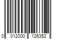 Barcode Image for UPC code 0012000126352